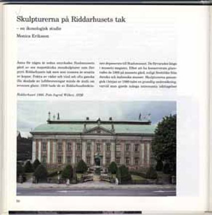 Skulpturerna på Riddarhusets tak