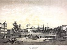 Kungsholmen från Mynttorget 1859