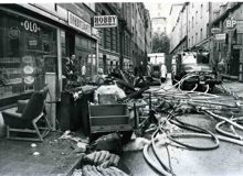 Kamratföreningen Röde Hanen, Brand på Olofsgatan 1961