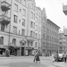 Linnégatan 34 från hörnet av Jungfrugatan