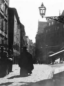 Österlånggatan söderut vid Köpmanbrinken