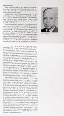 Gunnar Hjerne. Ledamot av stads-/kommunfullmäktige 1950-1974