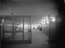 Station Södra Bantorget. Gångtunneln sedd från öster