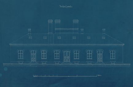 Epidemisjukhuset Roslagstull - tillbyggnader ritade 1895