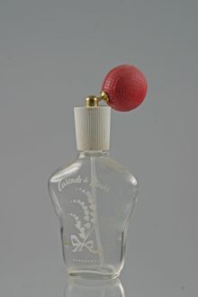 Parfymflaska; eau-de-cologne flaska