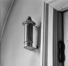 Blasieholmskyrkan, interiör. Kyrkan revs 1964