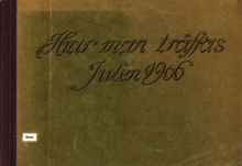 Hvar man träffas julen 1906