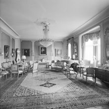 Bergsingenjör C. J. Kjellbergs hem. Salongen