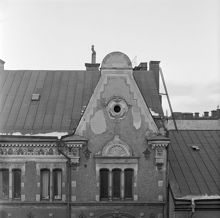 Linnégatan 33-35. Detaljer av fasaden