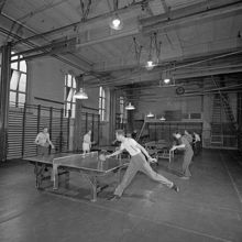 Gymnastiska Centralinstitutet. Gymnastiksal. GCI flyttade 1945