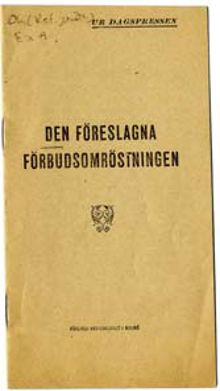 Den föreslagna förbudsomröstningen