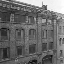 Vattugatan 7. Västra delen av gatufasaden