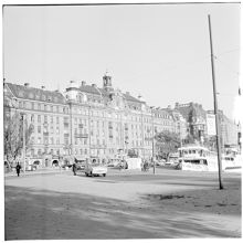 Från Nybrokajen österut mot Strandvägen
