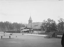 Idrottsparken med Tennispaviljongen