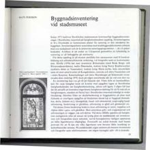 Byggnadsinventering vid stadsmuseet / Mats Persson
