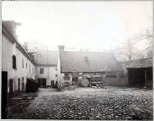 Gårdsinteriör mot väster, Högbergsgatan 56 A