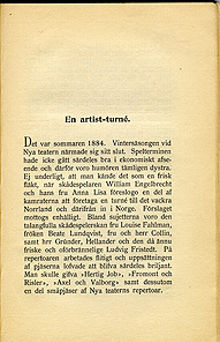 En artist-turné / Adolf Hellander