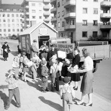 Svenska Europahjälpens pappersinsamling vid Kungsklippan
