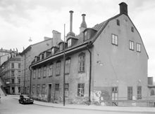 Brännkyrkagatan 6 och 8. Här ligger nu Guldfjärdsterrassen
