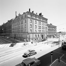 Hörnet av Brännkyrkagatan (nuv. Hornsbruksgatan) och Långholmsgatan