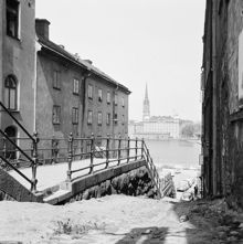 Pustegränd sedd norrut