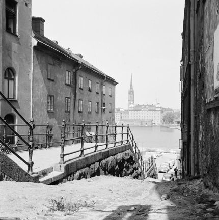 Pustegränd sedd norrut