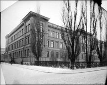 Teknologiska Institutet (Tekniska Högskolan), Drottninggatan 95 A i hörnet av Rådmansgatan