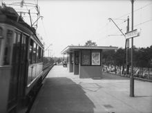 Traneberg,  hållplats för spårvagnar