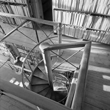 Östermalmsfängelset. F.d. cellfängelset. Spiraltrappa