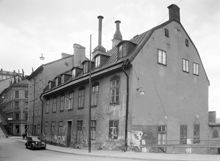 Brännkyrkagatan 6 och 8. Här ligger nu Guldfjärdsterrassen