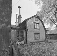 Lundagatan 1, gårdssidan.  Nuvarande Gamla Lundagatan, kv. Haren