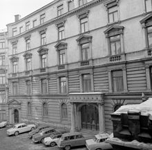 Kvarteret Fersenska Terrassen. Gården från väster