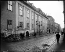 Sankt Paulsgatan med van der Nootska palatset, Sankt Paulsgatan 21