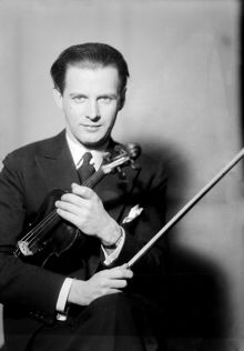 Porträtt av Nilsen, violinist
