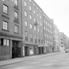 Skeppargatan söderut vid kvarteret Gnistan