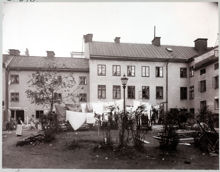 Gårdsinteriör mot norr, Hornsgatan 66