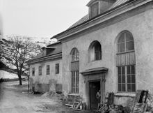 Danviks hospitals gamla huvudbyggnad. Fasaden