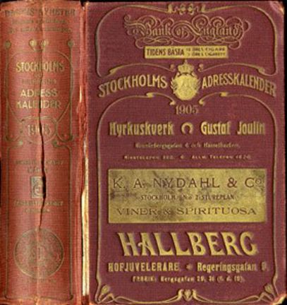 Stockholms adresskalender 1905