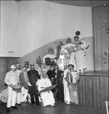 Luciafest i busshallen i Hornsberg 1950