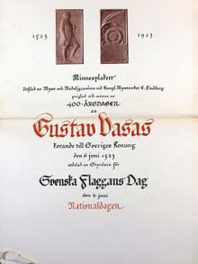 Svenska flaggans dag 1923 