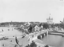 Stockholmsutställningen 1897 från Strandvägen