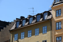 Taket på Köpmanbrinken 6
