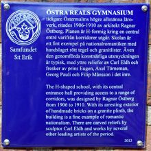 Östra Reals Gymnasium, Karlavägen 79 (Malmgården 1)