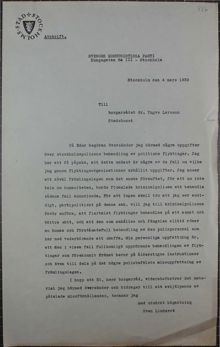Rapport om att polisen skickat uppgifter om flyktingar till Nazityskland 1939