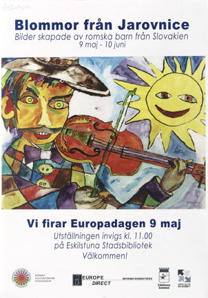 Affisch för utställningen "Blommor från Jarovnice".