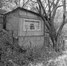 Brännkyrkagatan 76. Skjul på västra gården