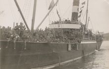 Svenska brigaden återkommer till Stockholm 1918 