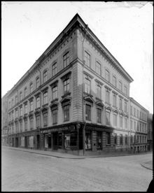 Hörnet Regeringsgatan 40 t.v. - Smålandsgatan 32 t.h