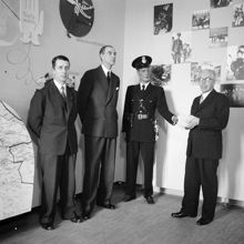 Invigning av polisutställning på Stockholms Stadsmuseum