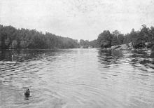 Lännerstaviken vid södra Stäket